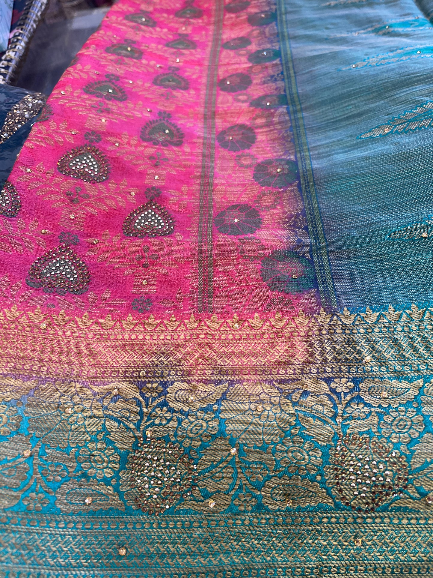 Beautiful designer silk saree