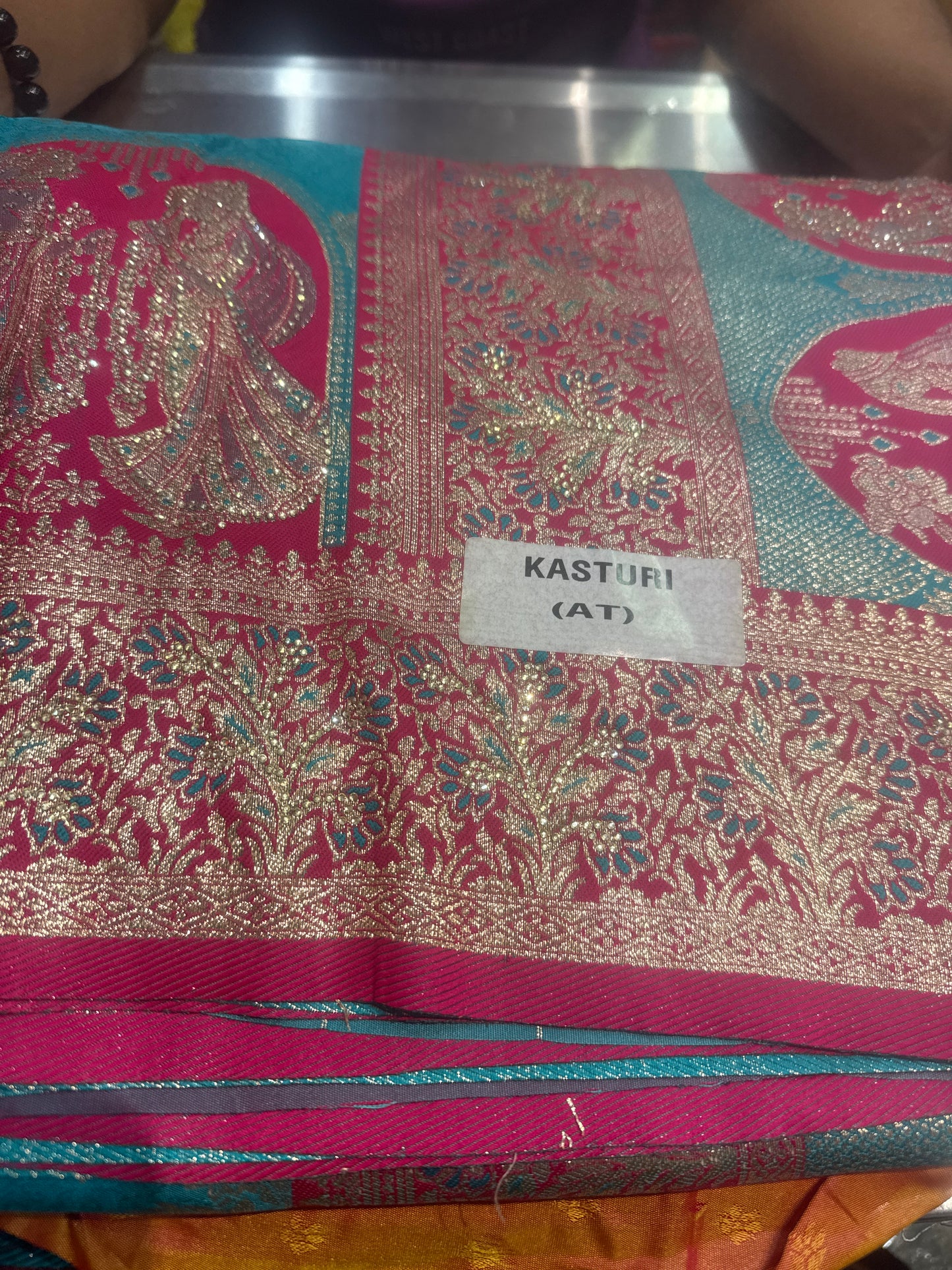 Beautiful designer pure silk saree