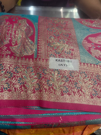 Beautiful designer pure silk saree