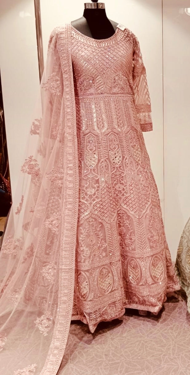 Beautiful designer gown style anarkali suit