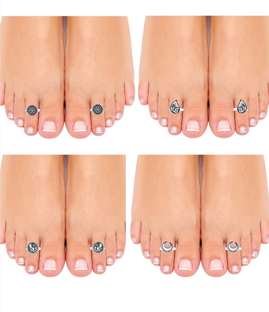 Beautiful designer toe rings