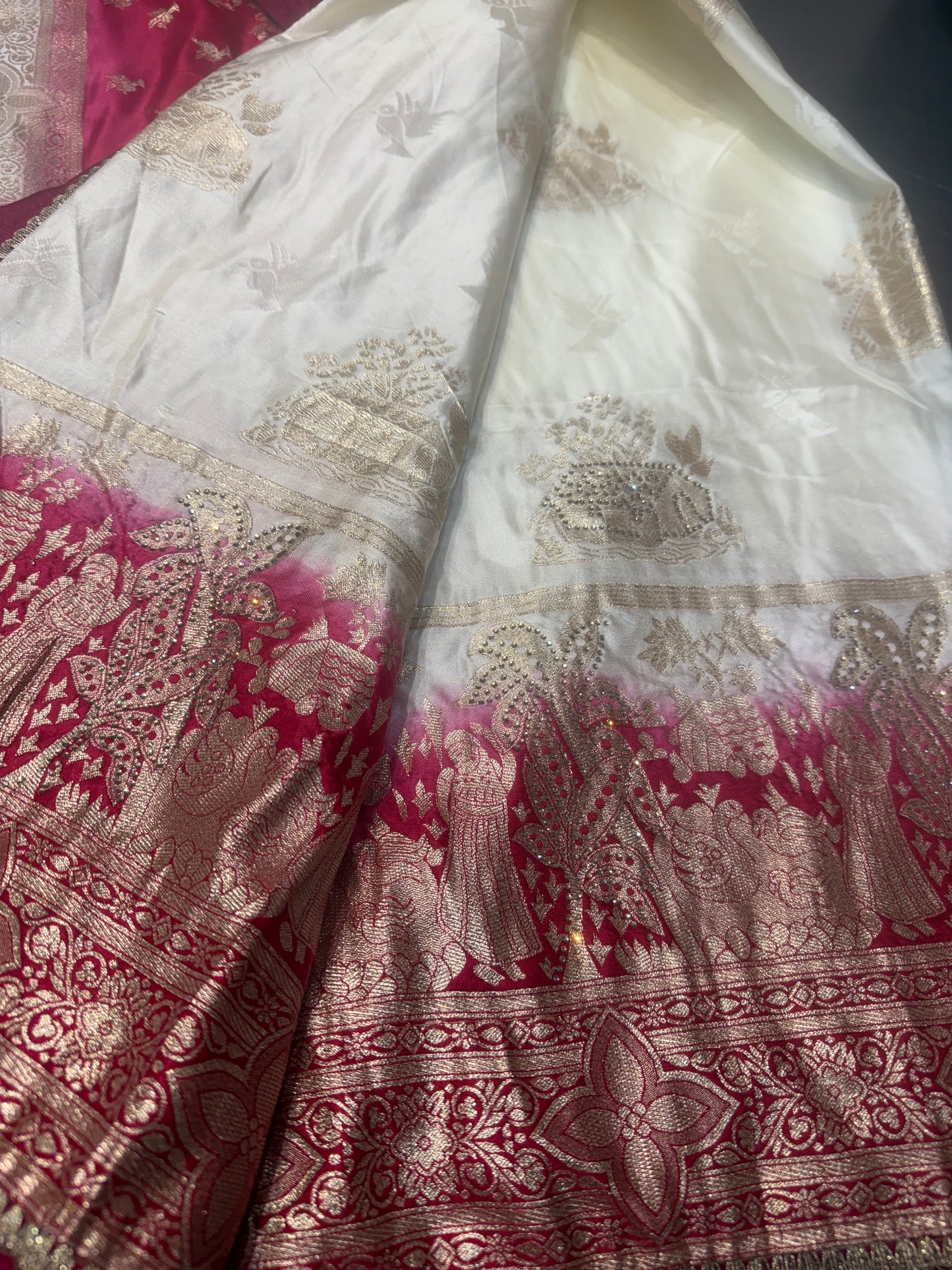 Beautiful designer pure silk saree