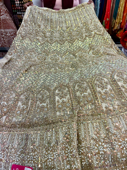 Beautiful designer heavily embroidery lengha choli