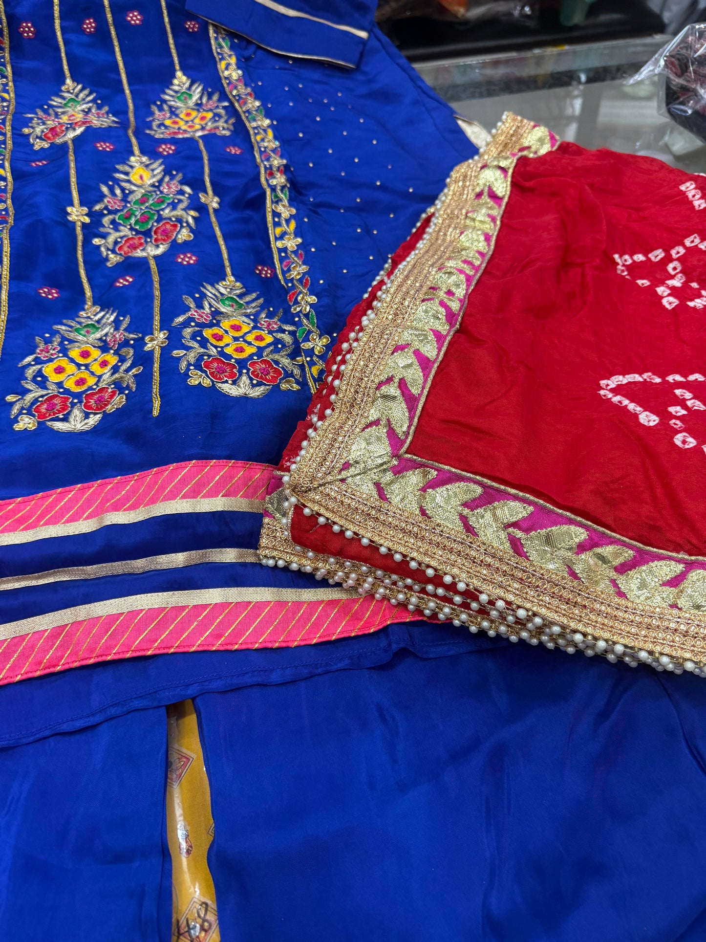 Beautiful designer plazo suit