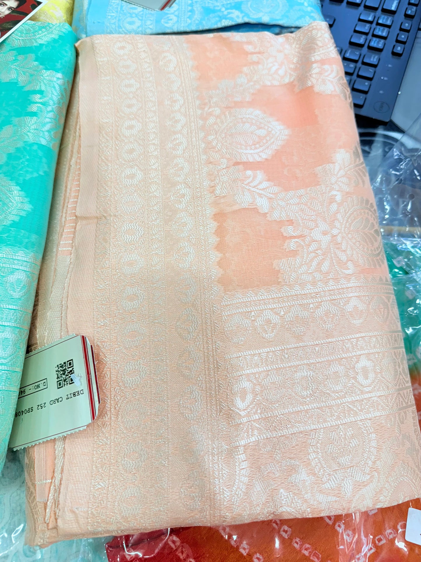 Beautiful designer cotton silk saree