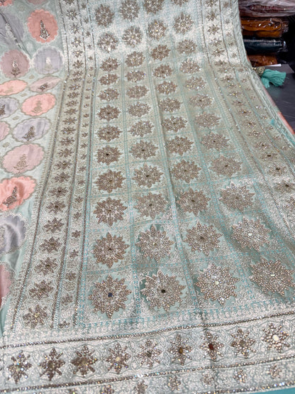 Beautiful designer pure silk saree