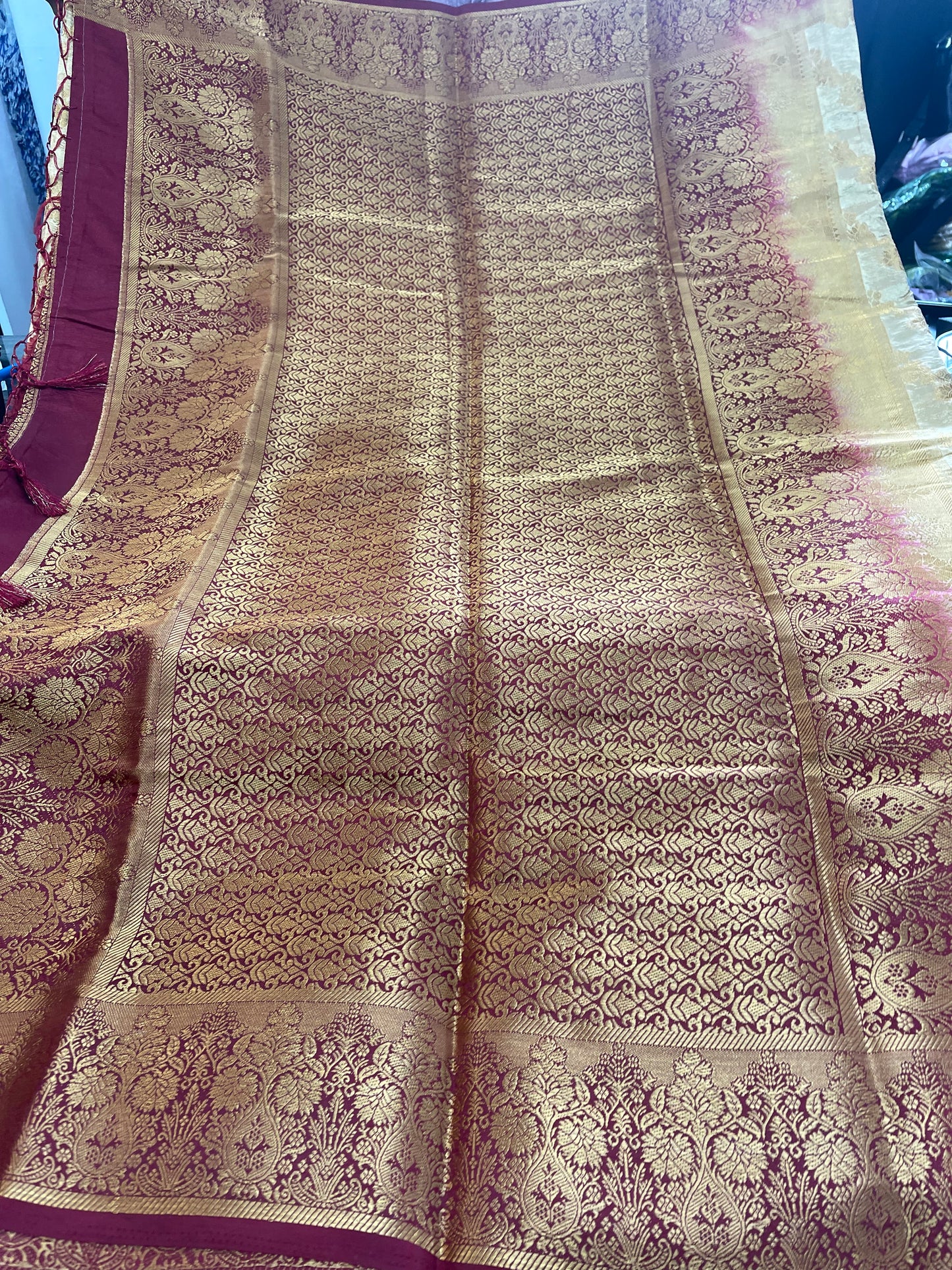 Beautiful designer silk saree