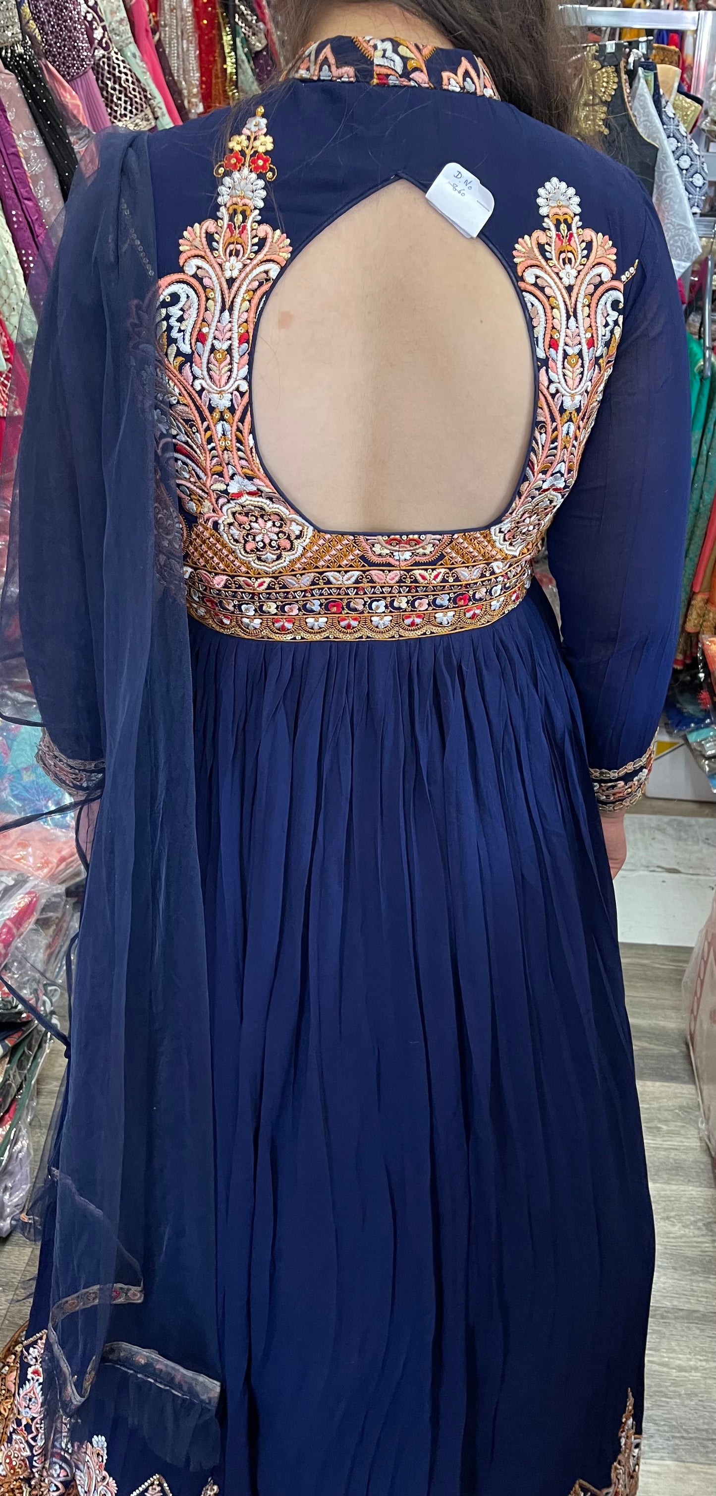 Beautiful designer gown style anarkali suit