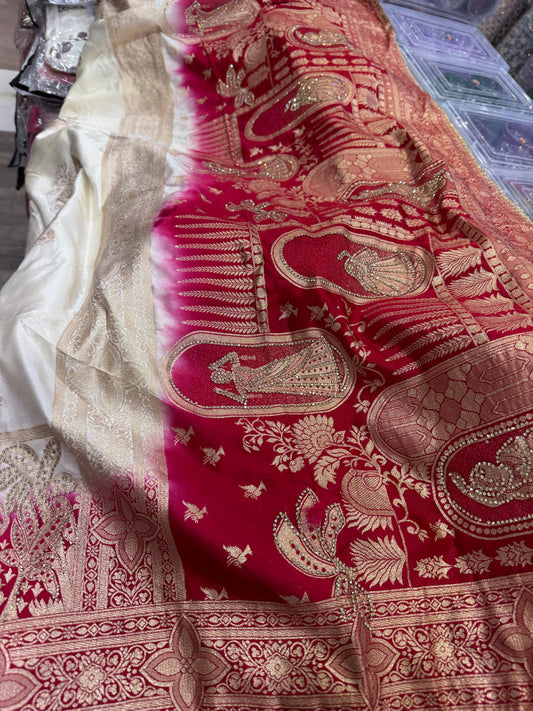 Beautiful designer pure silk saree