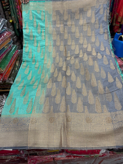 Beautiful designer silk saree