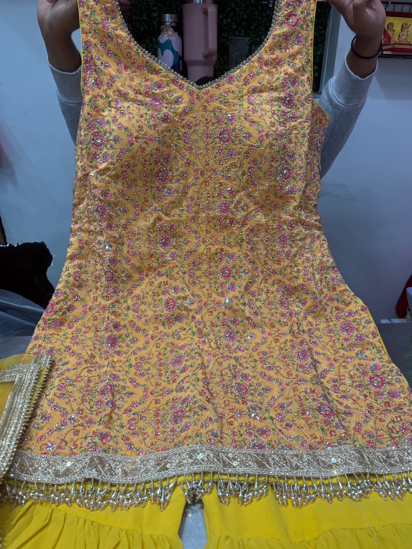 Beautiful designer sharara suit