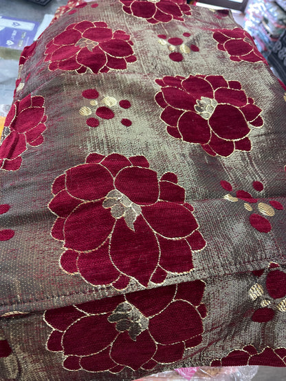 Beautiful designer velvet bedspread with matching pillowcases