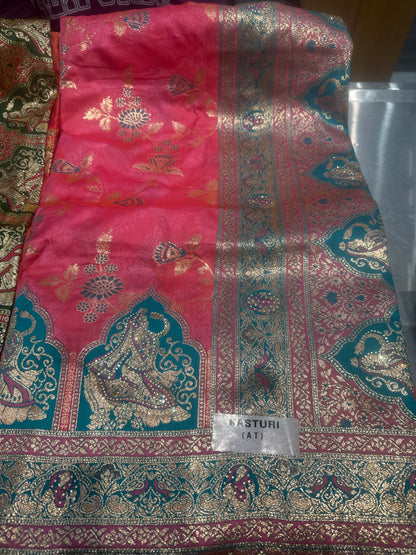 Beautiful designer pure silk saree
