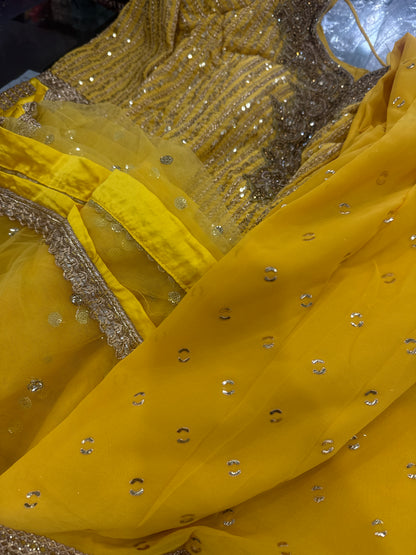 Beautiful designer skirt pant plazo suit