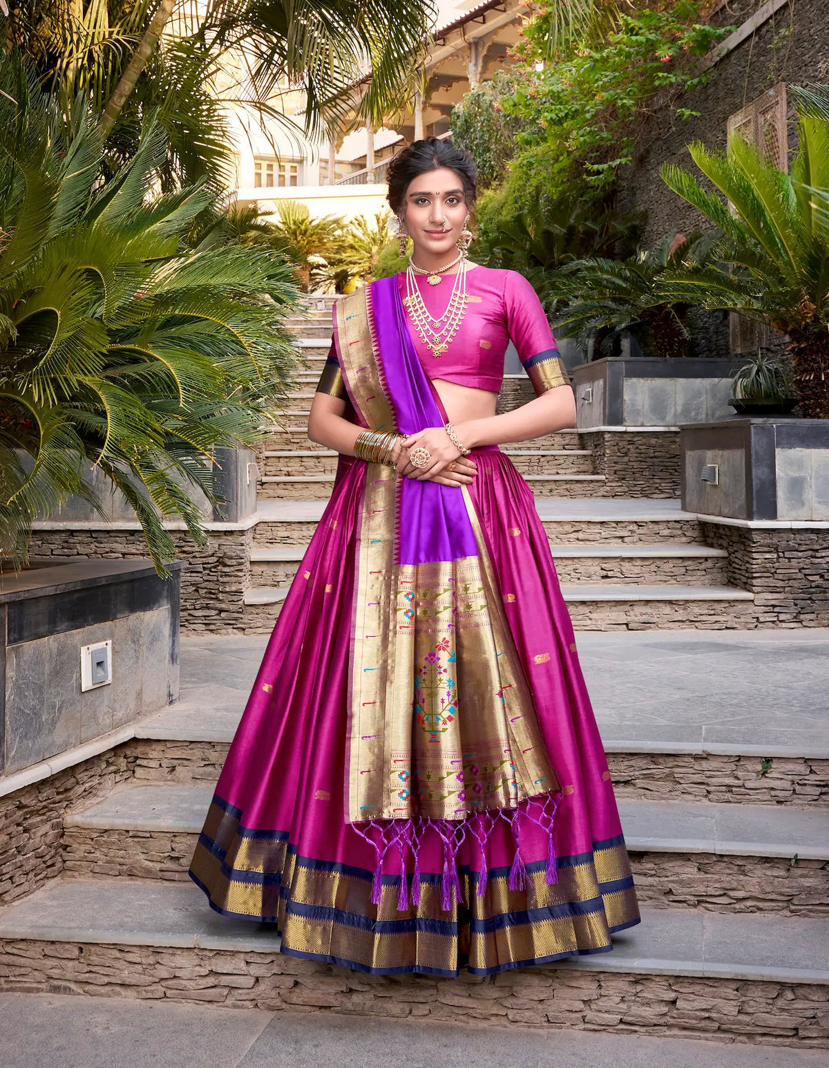 Beautiful designer lengha choli suit