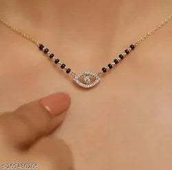 Beautiful designer American diamond mangalsutra