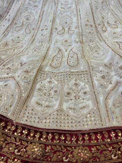 Beautiful designer semi stitch lengha choli