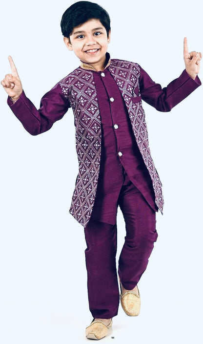 Beautiful designer kurta pyjama for boys