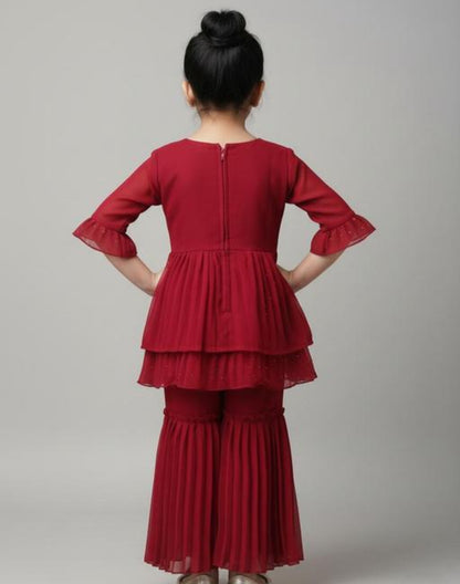 Beautiful designer girls sharara suit