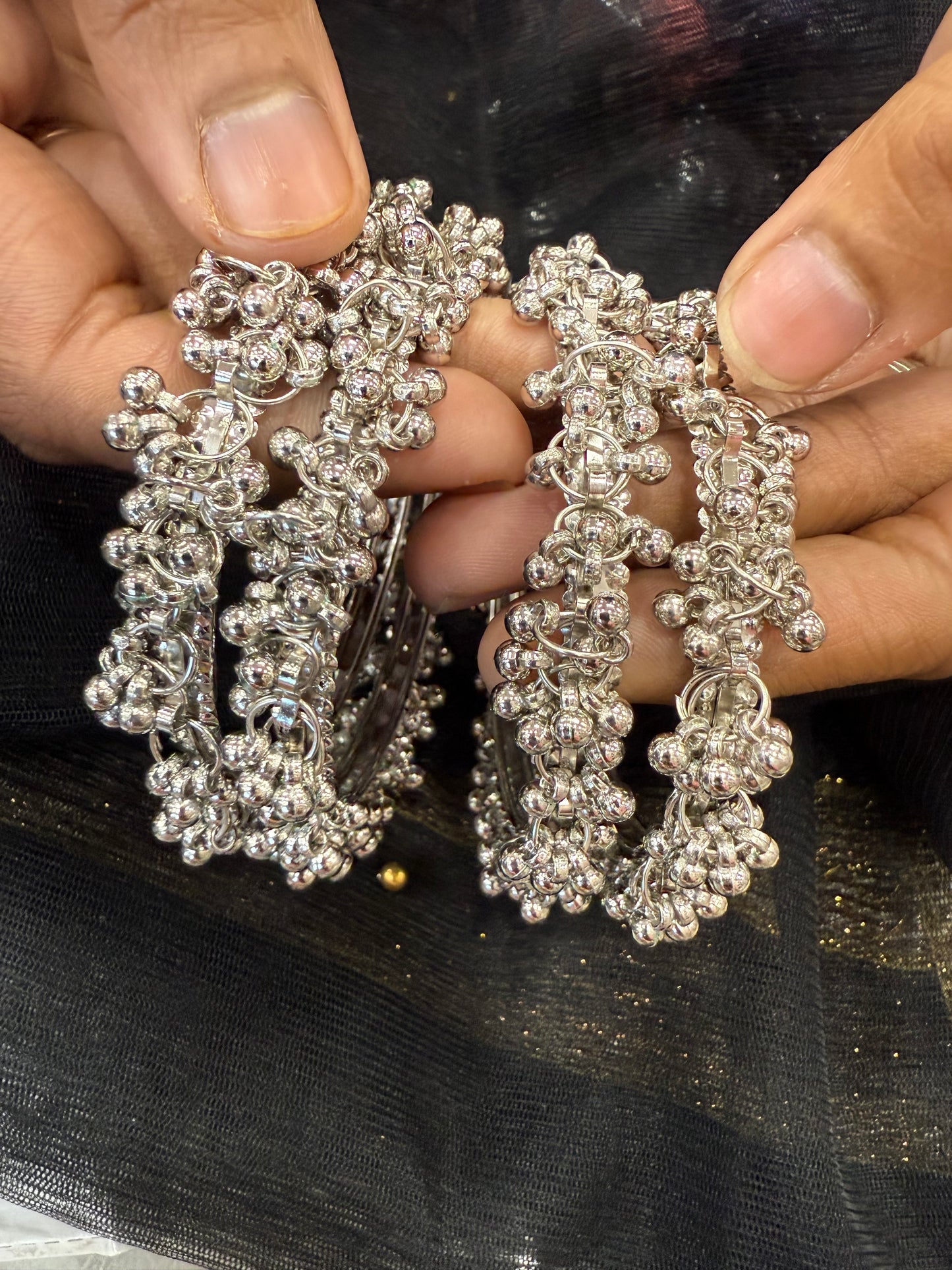 Beautiful designer oxidised bangles set