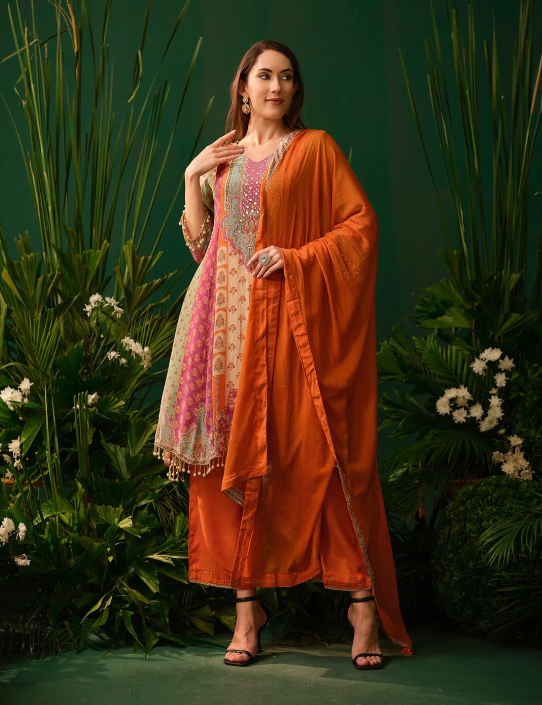 Beautiful designer anarkali suit