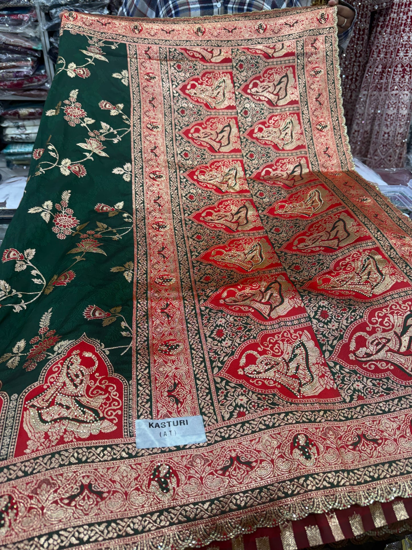Beautiful designer pure silk saree