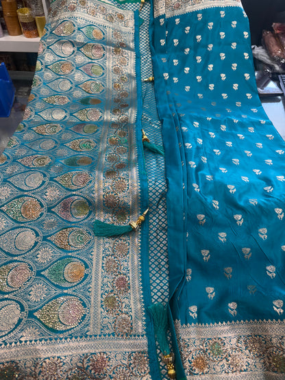 Beautiful designer pure silk saree