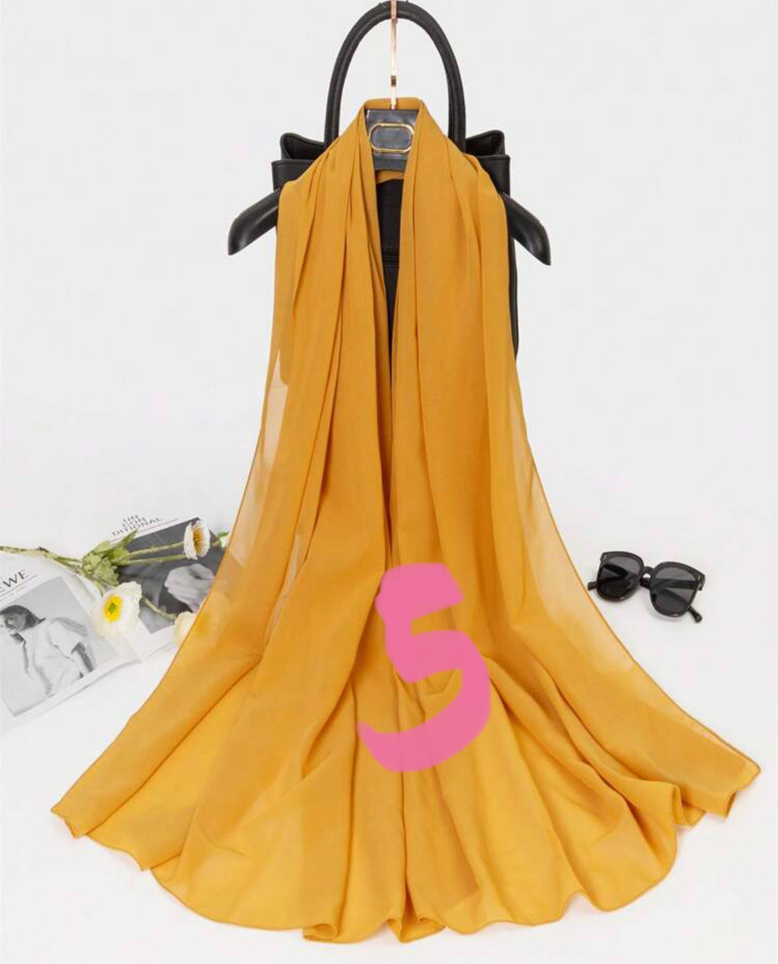 Beautiful designer chiffon scarf