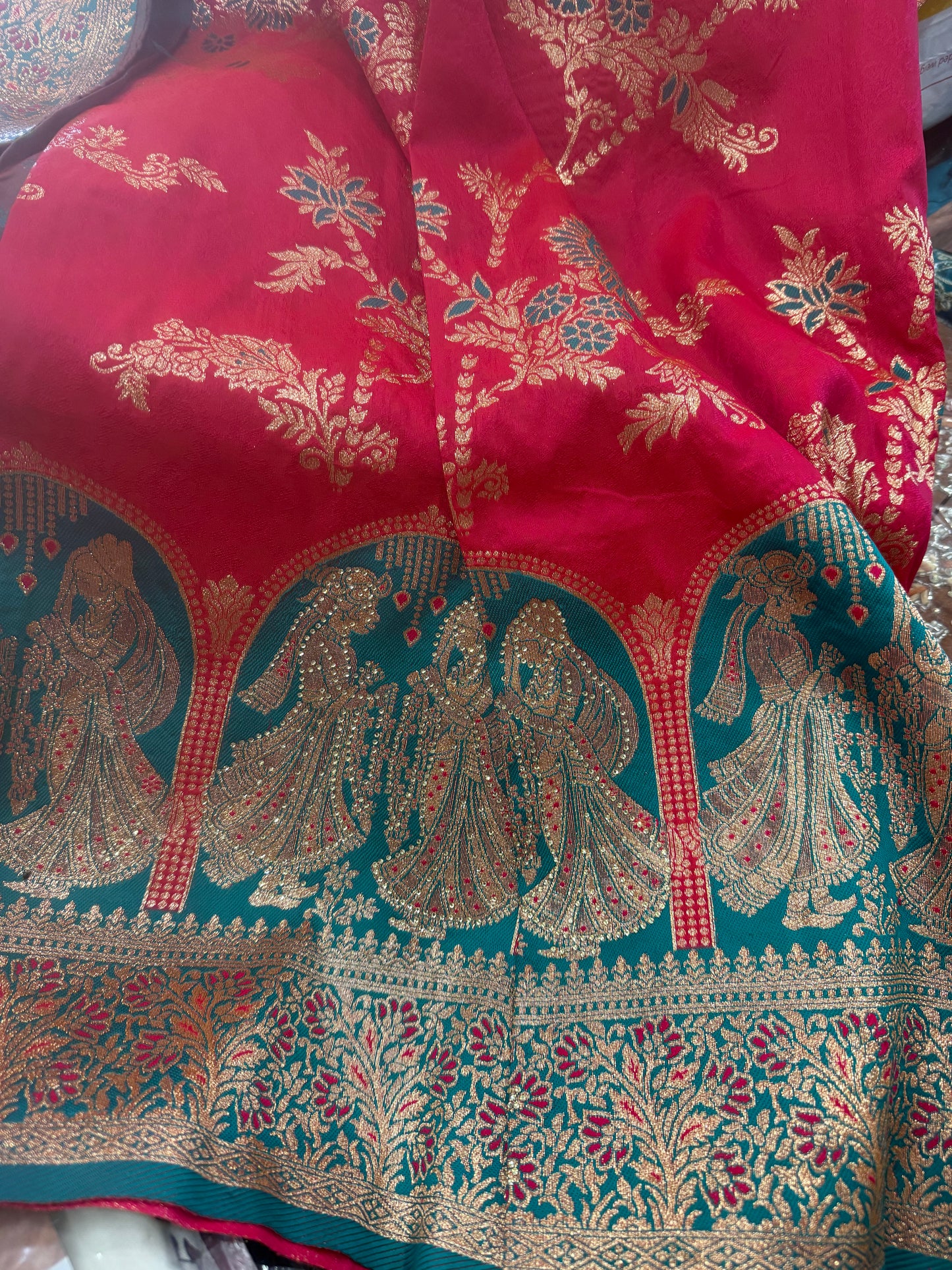Beautiful designer pure silk saree