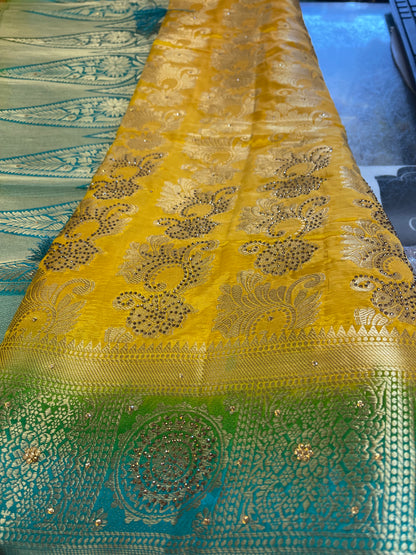 Beautiful designer silk saree