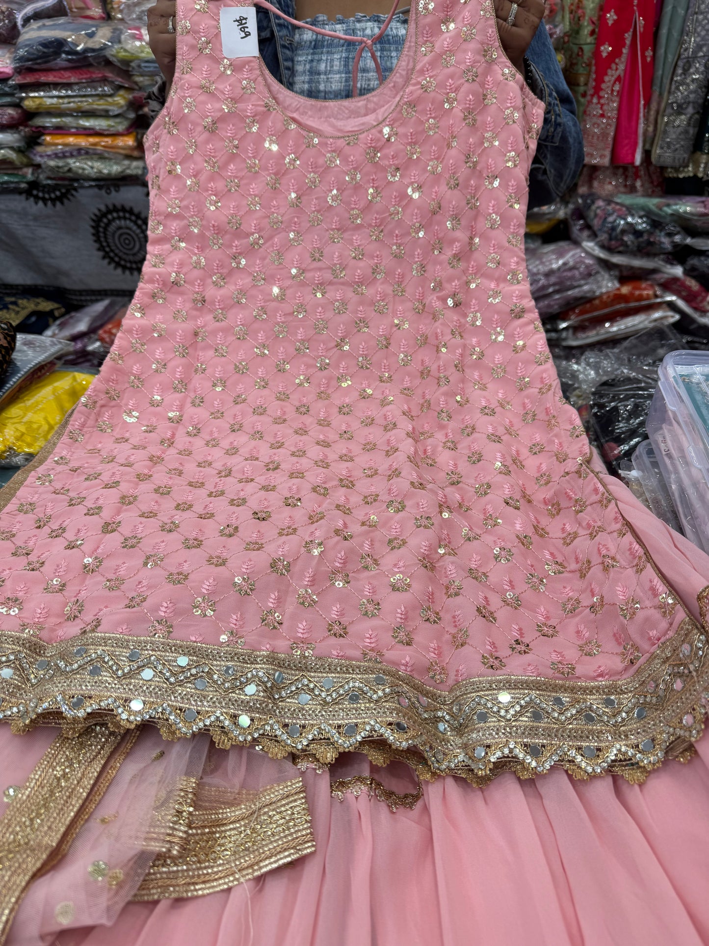 Beautiful designer sharara suit