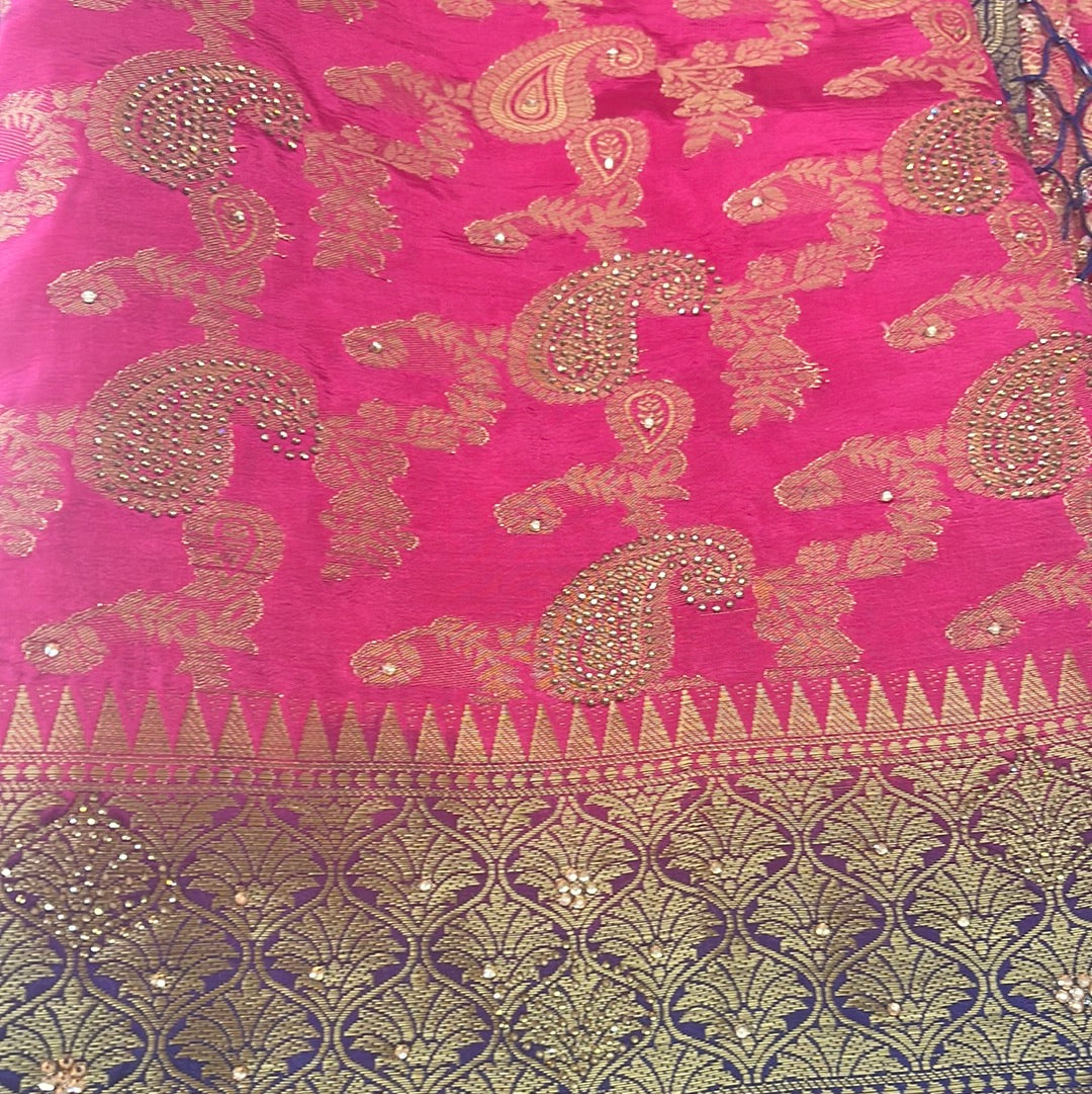 Beautiful designer silk saree