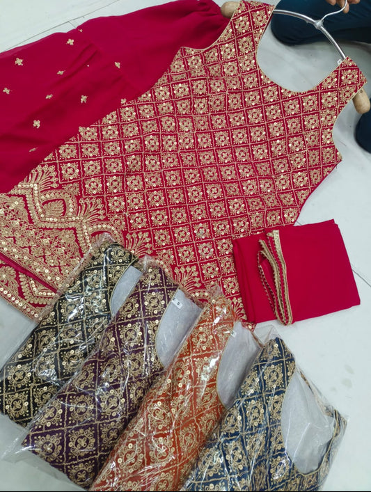 Beautiful designer sharara suit