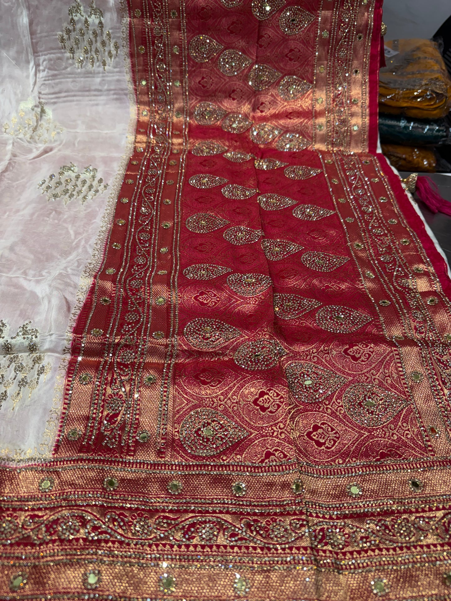 Beautiful designer pure silk saree