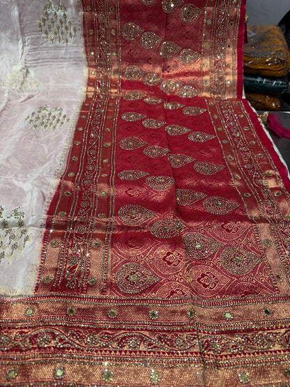 Beautiful designer pure silk saree