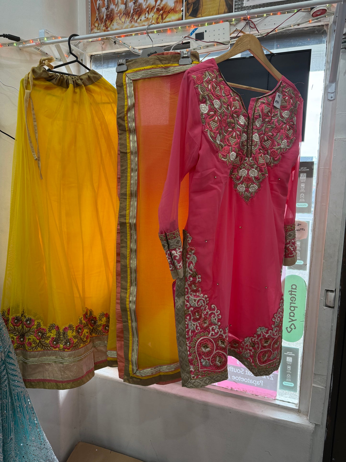 Beautiful designer long top lengha