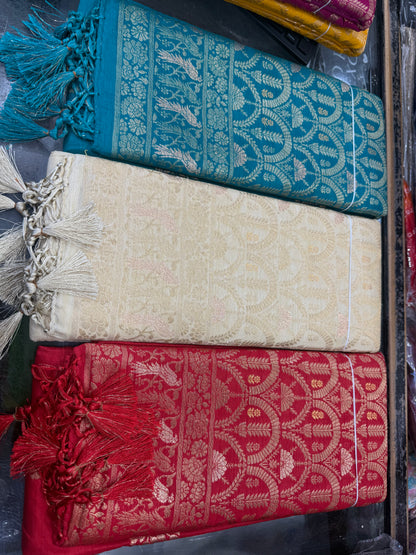 Beautiful designer silk saree