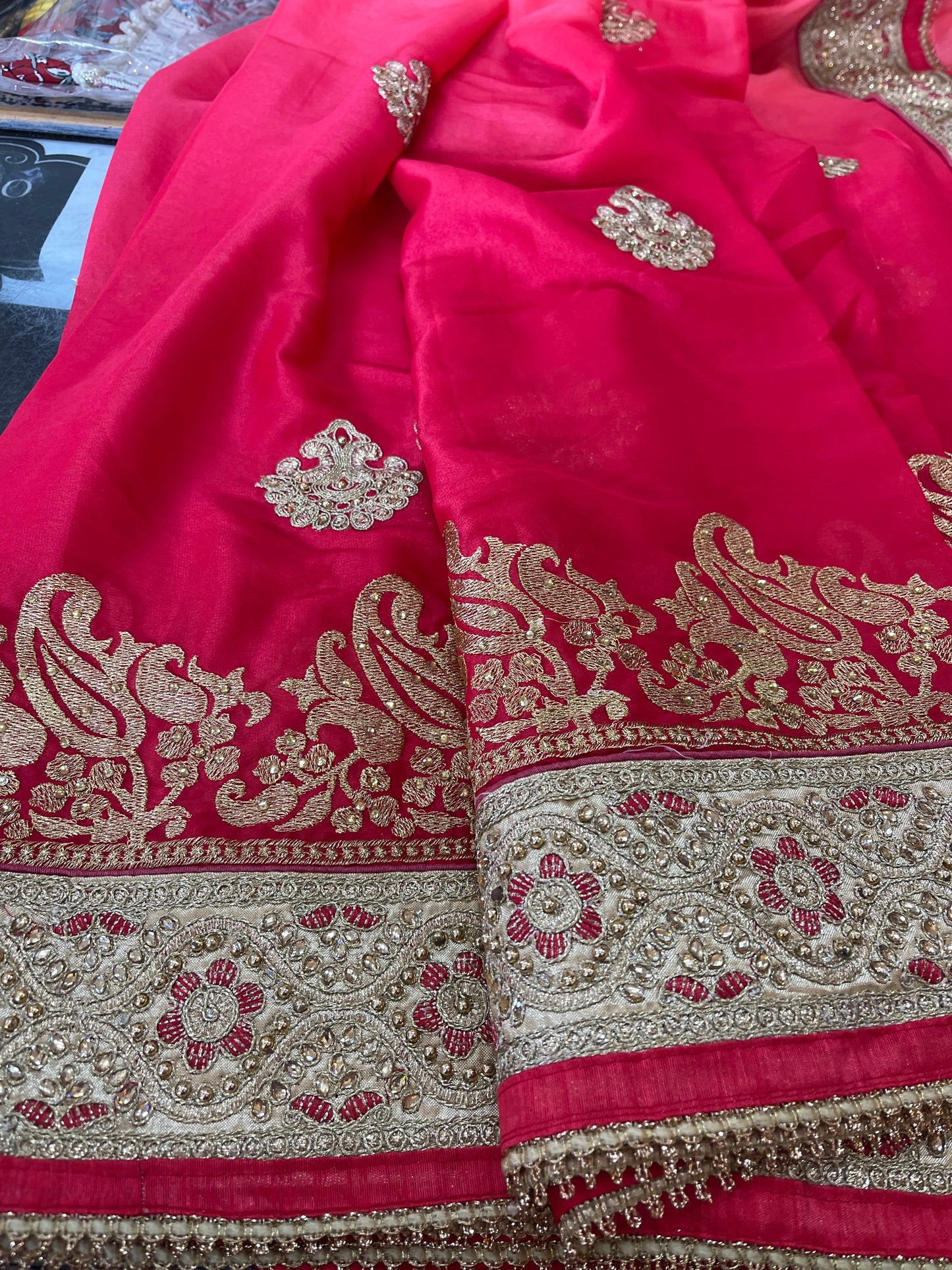 Beautiful designer silk saree