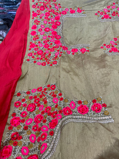Beautiful designer silk saree