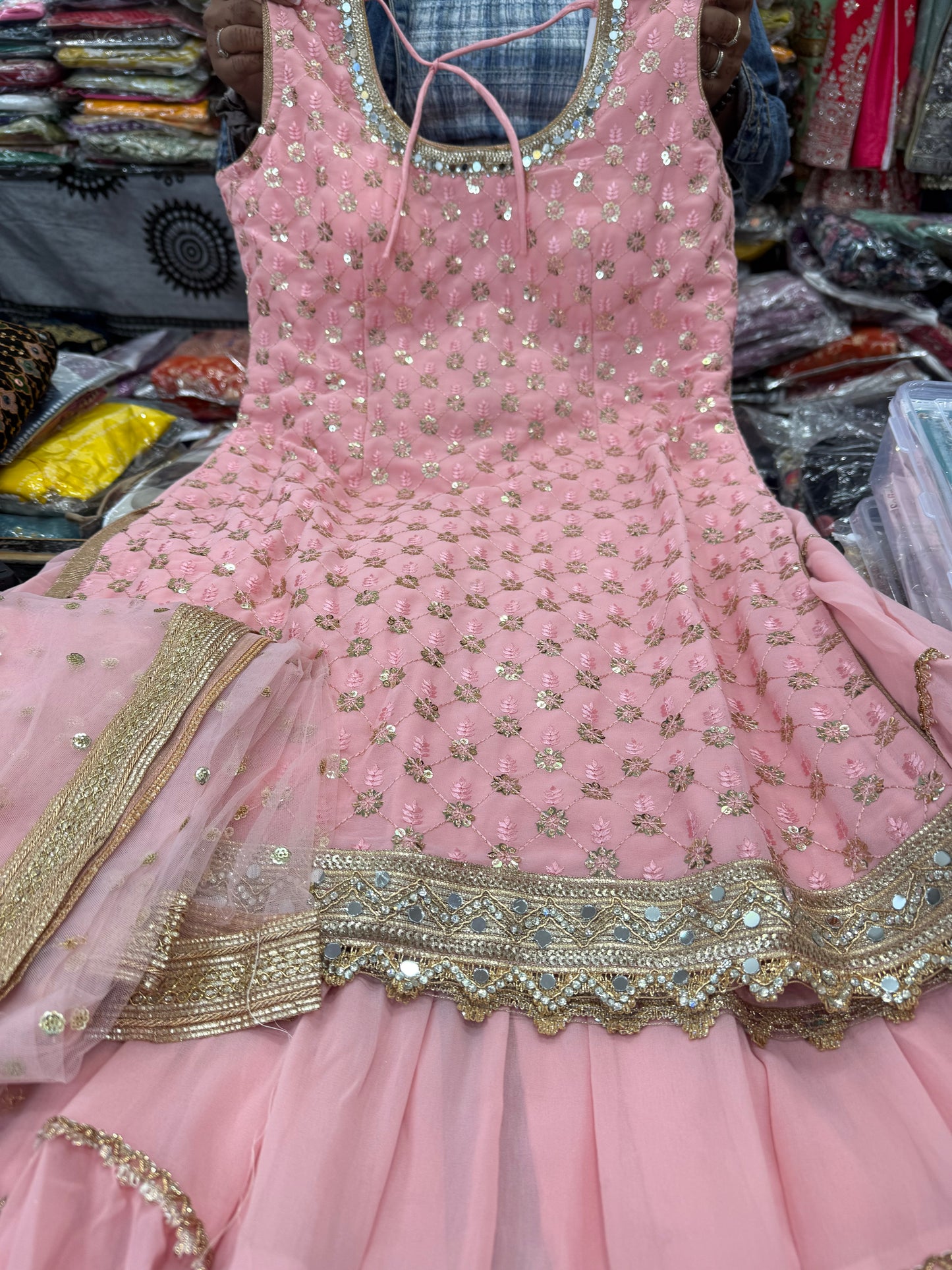 Beautiful designer sharara suit