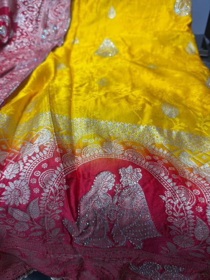 Beautiful designer pure silk saree