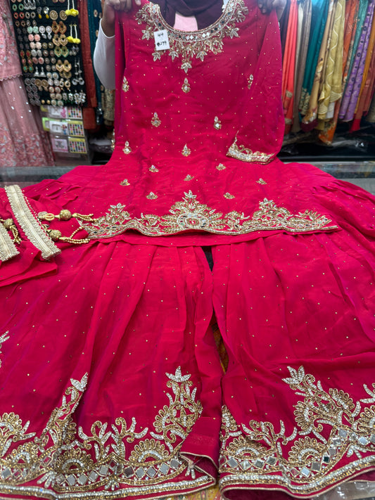 Beautiful designer sharara suit