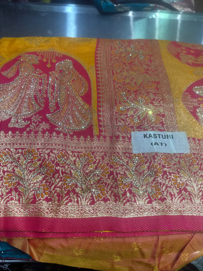 Beautiful designer pure silk saree