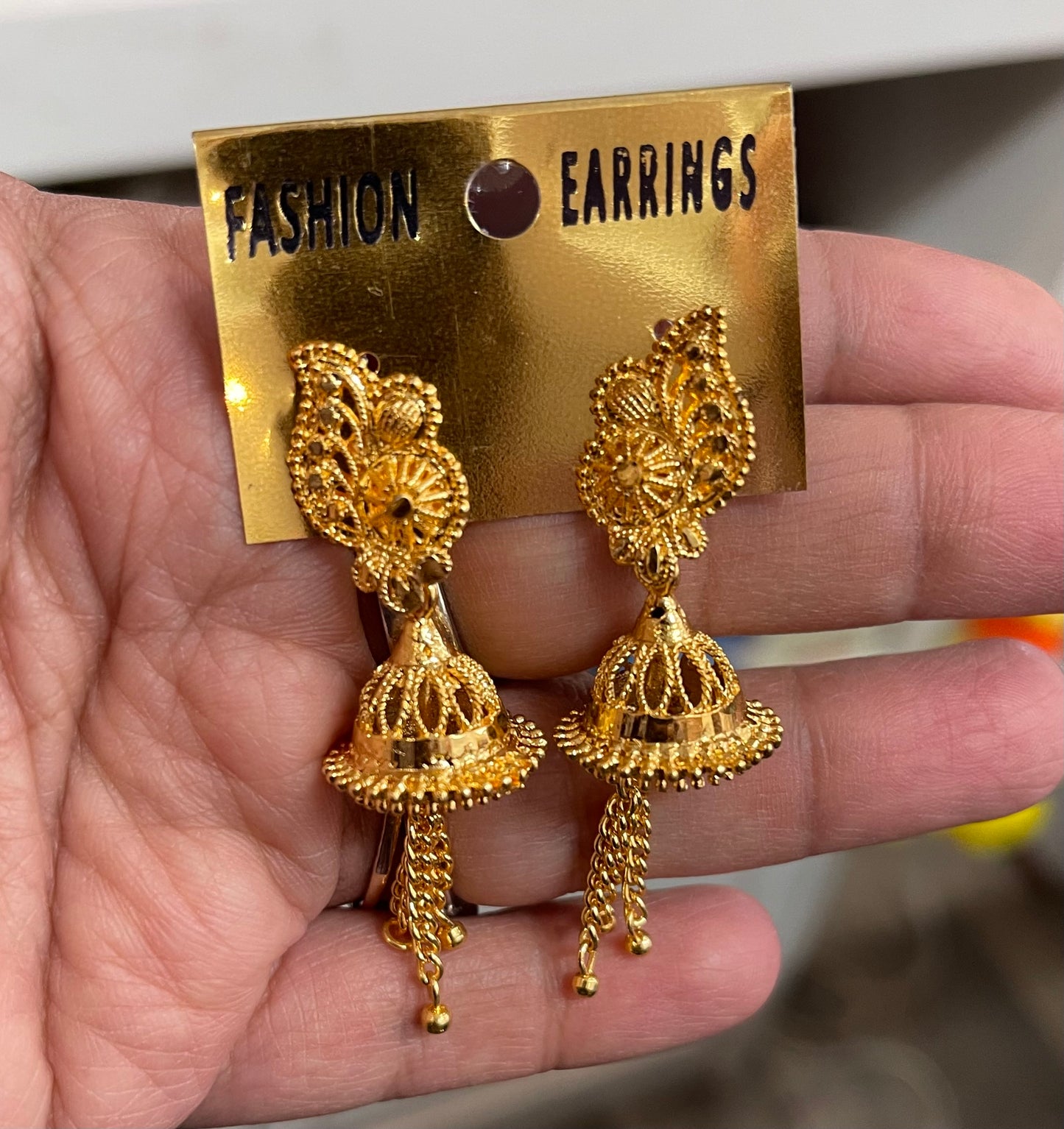 Beautiful gold plated jhumki