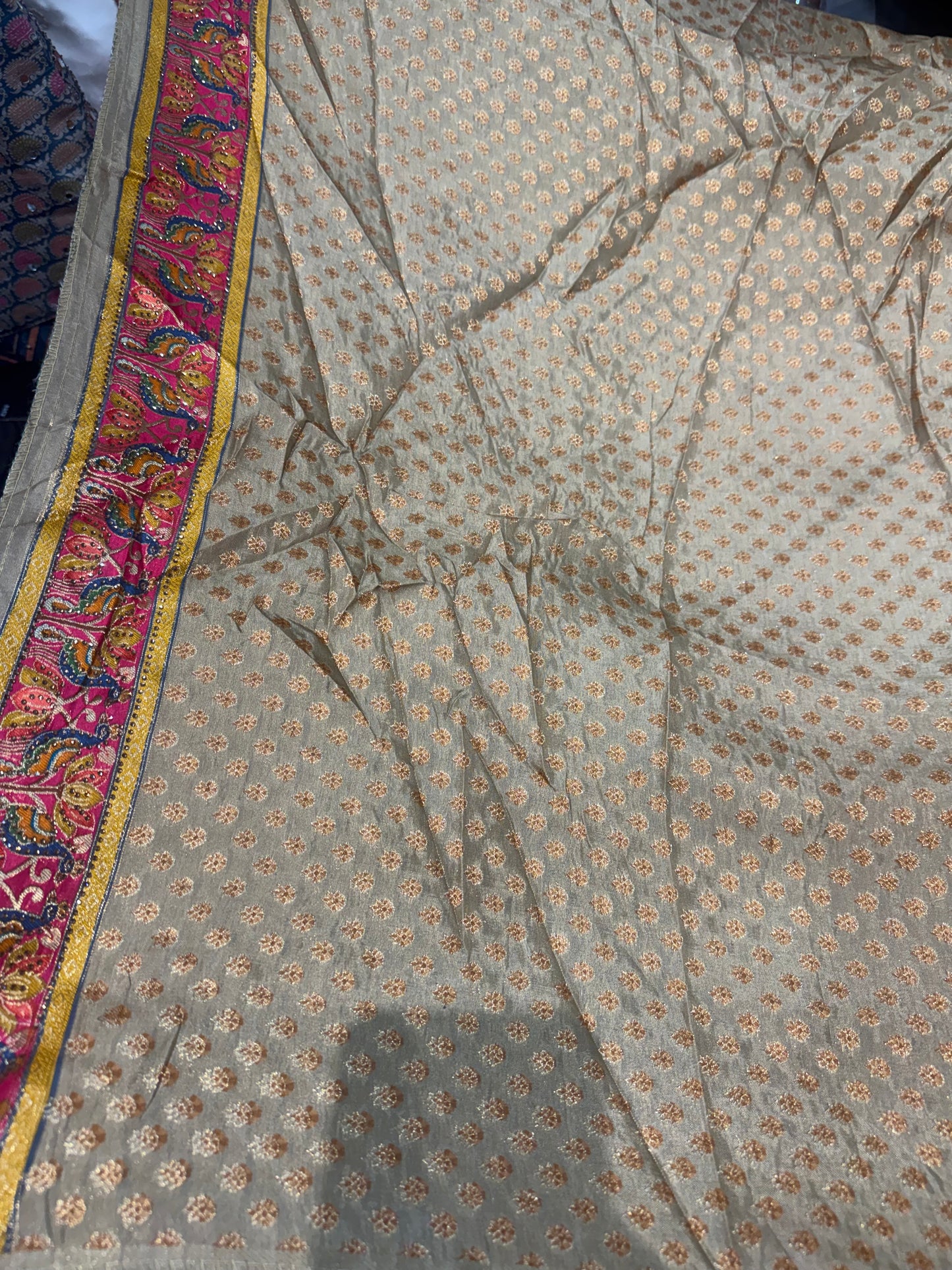 Beautiful designer Pure Kanni Silk Woven Sarees with Sabysachi Border