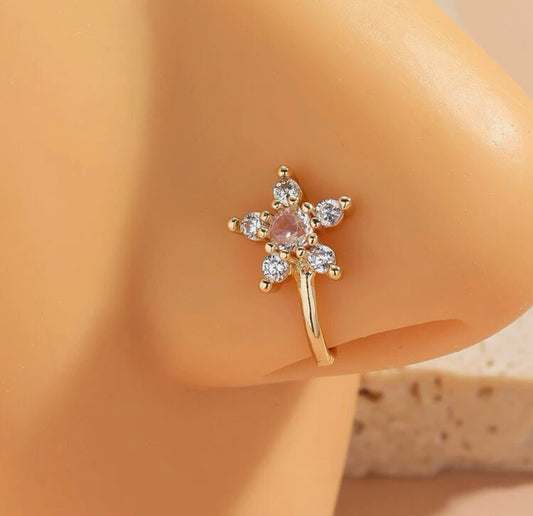 Beautiful designer stone nose ring