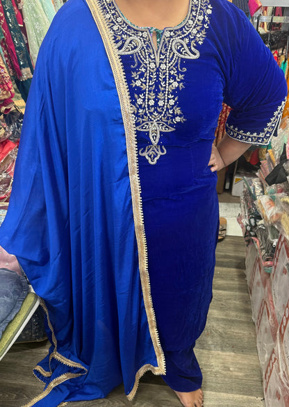 Beautiful designer plazo suit