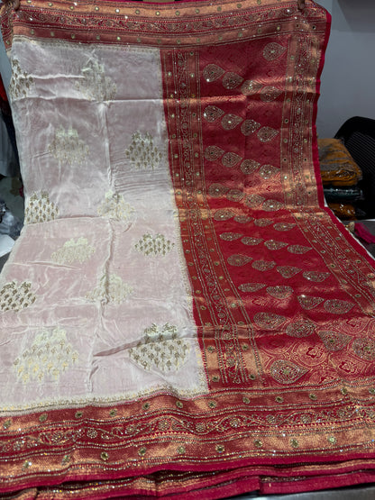 Beautiful designer pure silk saree