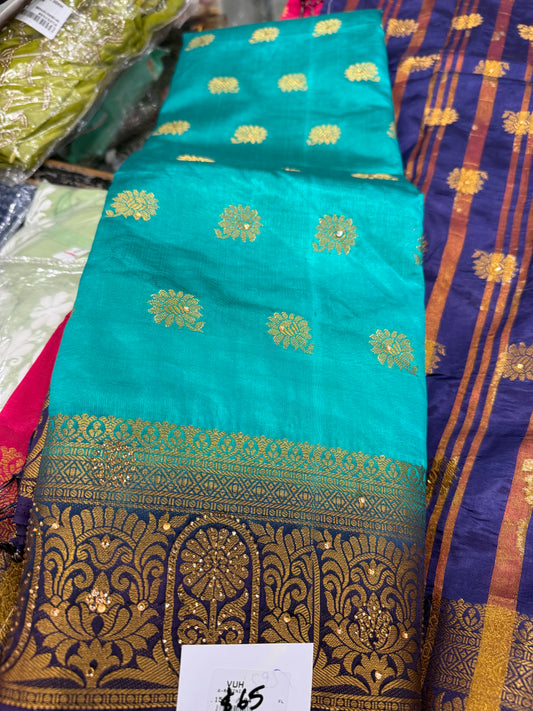 Beautiful designer silk saree