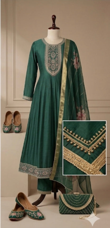 Beautiful designer anarkali suit